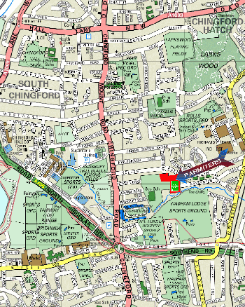 Map of Chingford